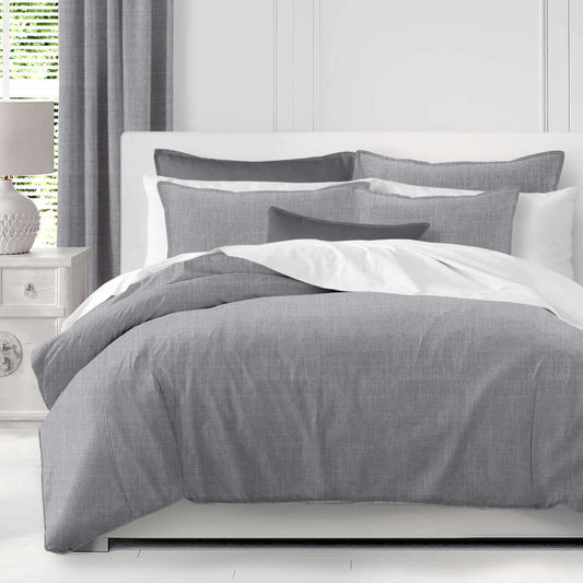FAIT AU CANADA- Modèle BATTERSEA ( Gris ) - Par Colcha Linens - Douillette, Couvre-lit, Housse de couette Colcha Linens - $369.99! Literie-Déco et moi