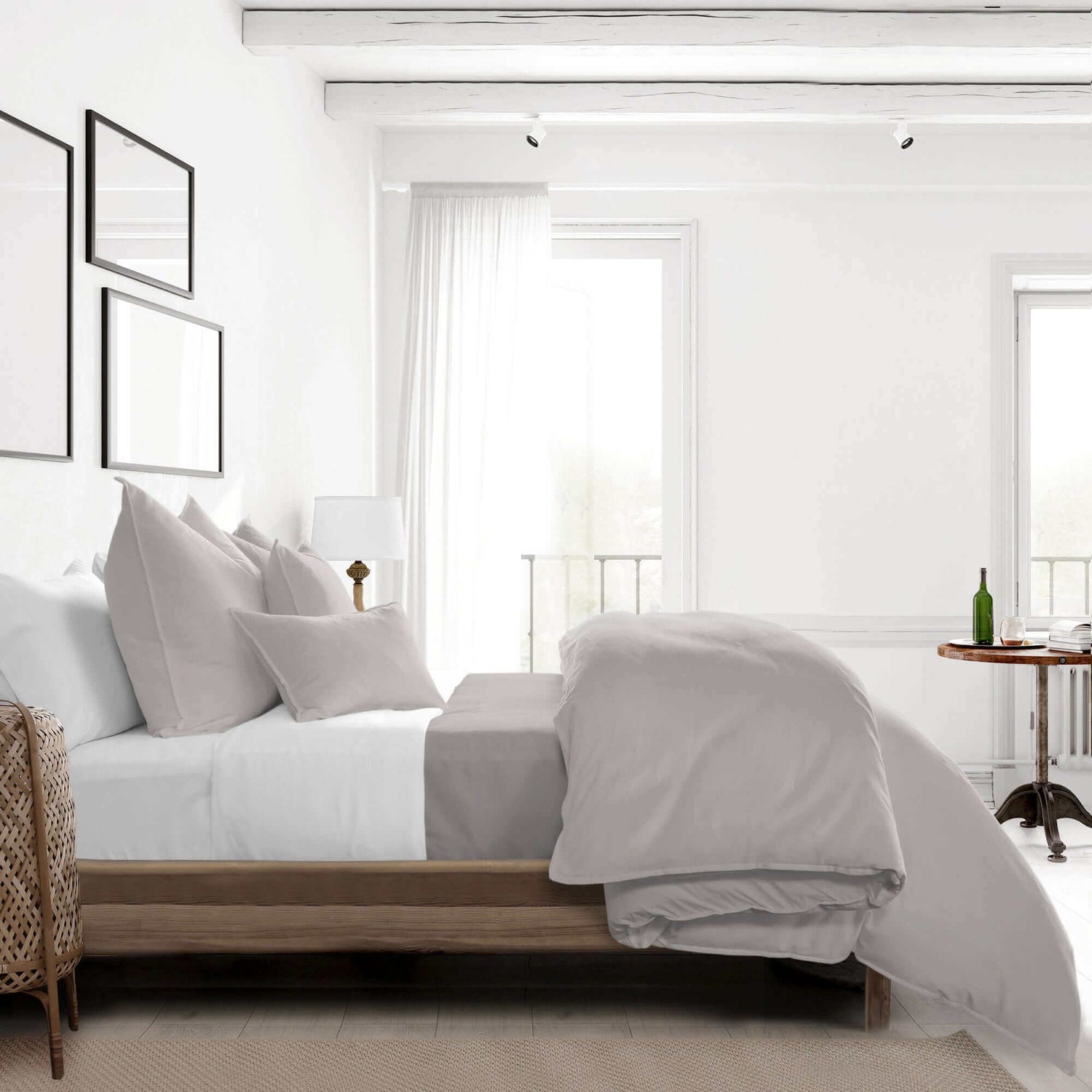 FAIT AU CANADA- Modèle BIANCA (Café au lait) - Par Colcha Linens - Douillette, Couvre-lit, Housse de couette Colcha Linens - Literie-Déco et moi 