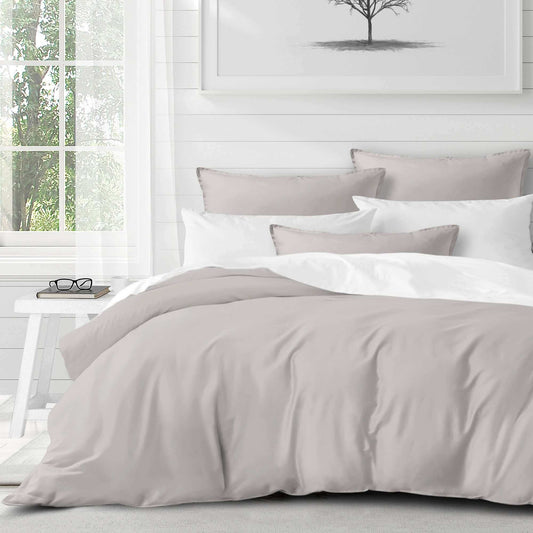 FAIT AU CANADA- Modèle BIANCA (Café au lait) - Par Colcha Linens - Douillette, Couvre-lit, Housse de couette Colcha Linens - Literie-Déco et moi