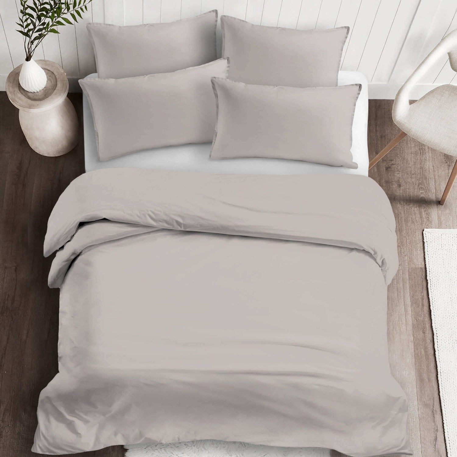 FAIT AU CANADA- Modèle BIANCA (Café au lait) - Par Colcha Linens - Douillette, Couvre-lit, Housse de couette Colcha Linens - Literie-Déco et moi 