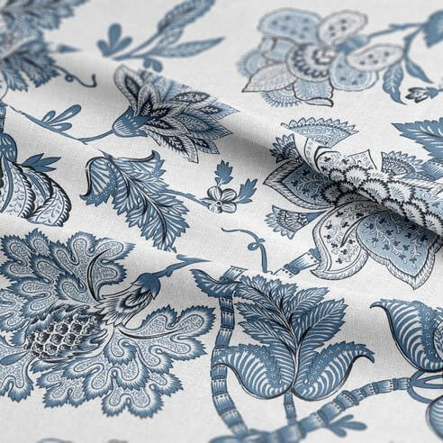 FAIT AU CANADA-Modèle BRONTE (Bleu) -Par Colcha Linens - Douillette, Couvre-lit, Housse de couette Colcha Linens - Literie-Déco et moi 