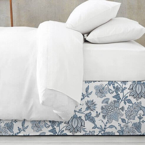 FAIT AU CANADA-Modèle BRONTE (Bleu) -Par Colcha Linens Douillette, Couvre-lit, Housse de couette  ,disponible chez Literie-Déco et moi 