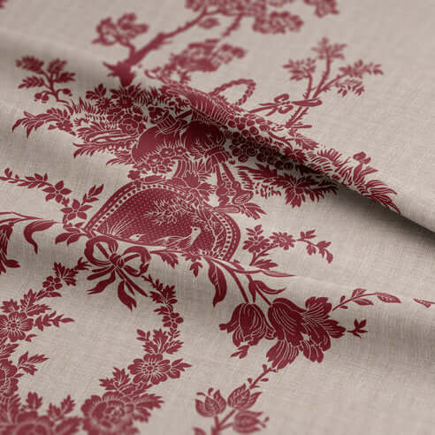 FAIT AU CANADA- Modèle COUNTRY LANE ( Rouge ) ) - Par Colcha Linens Douillette, Couvre-lit, Housse de couette  ,disponible chez Literie-Déco et moi 