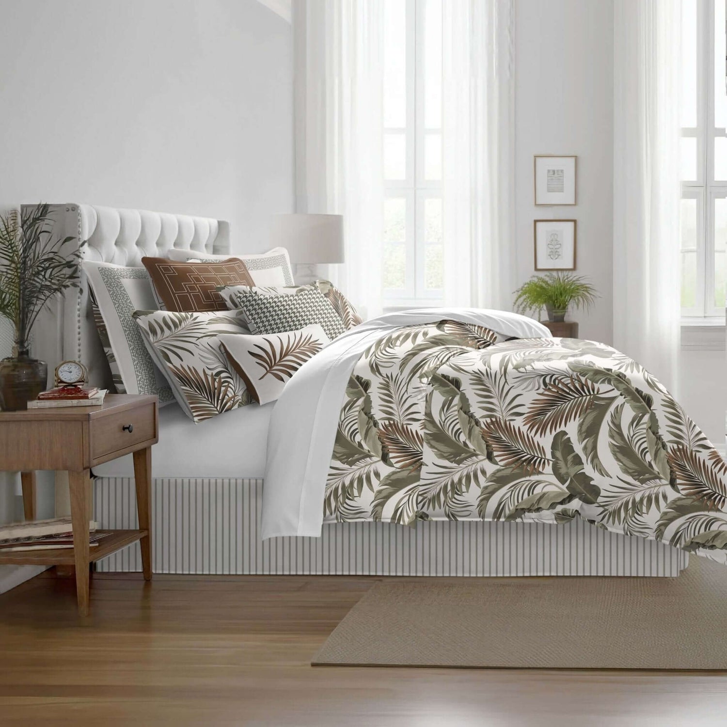 FAIT AU CANADA- Modèle CUIVRE FRONDOSA - Par Colcha Linens - Douillette, Couvre-lit, Housse de couette Colcha Linens - Literie-Déco et moi 