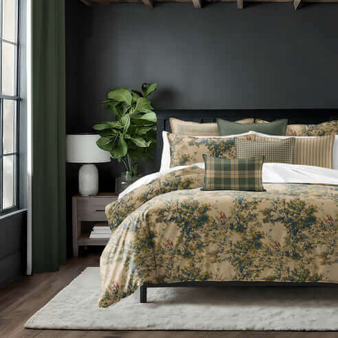 FAIT AU CANADA-Modèle EMPIRE OR DOLCE-Par Colcha Linens Douillette, Couvre-lit, Housse de couette  ,disponible chez Literie-Déco et moi 