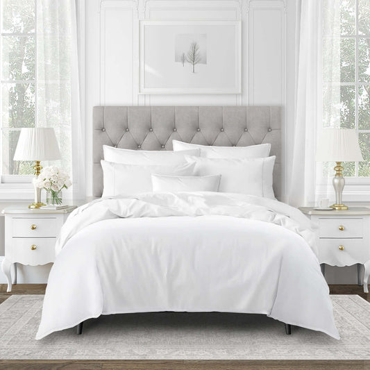 FAIT AU CANADA - Modèle EVERLEIGH ( Blanc ) - Par Colcha Linens - Literie - Déco et moi