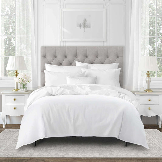 FAIT AU CANADA - Modèle EVERLEIGH ( Blanc ) - Par Colcha Linens - Literie - Déco et moi