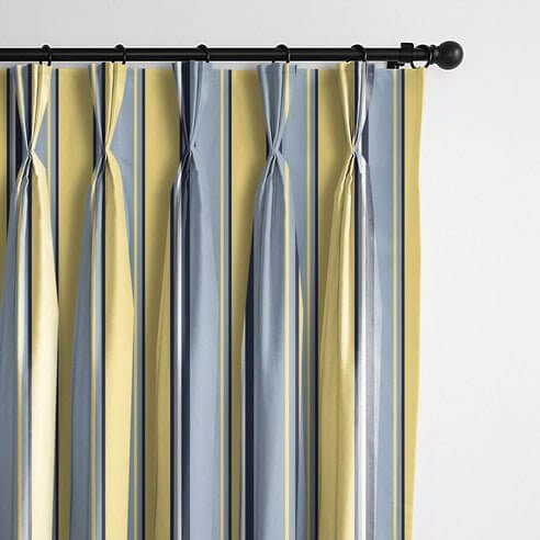 FAIT AU CANADA-Modèle GINO RAYÉ (MULTI-JAUNE BEURRE) -Par Colcha Linens Douillette  ,disponible chez Literie-Déco et moi 