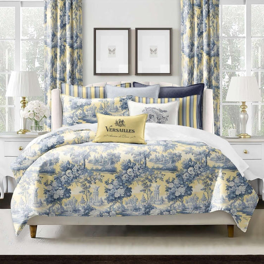 FAIT AU CANADA-Modèle GIVERNY TOILE-Par Colcha Linens Douillette ,disponible chez Literie-Déco et moi