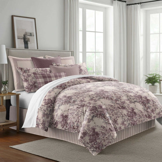 FAIT AU CANADA- Modèle GLYCINE DOLCE ( Lavande ) - Par Colcha Linens - Douillette, Couvre-lit, Housse de couette Colcha Linens - Literie-Déco et moi