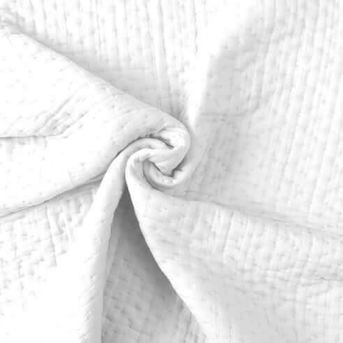 FAIT AU CANADA- Modèle HANNAH (Blanc) - Par Colcha Linens - Douillette, Couvre-lit, Housse de couette Colcha Linens - Literie-Déco et moi 