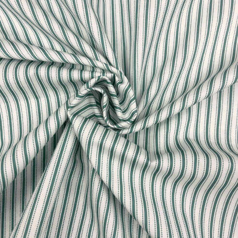 FAIT AU CANADA - Modèle JAXON RAYÉ ( Vert ) - Par Colcha Linens - Literie - Déco et moi