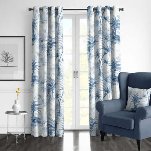 FAIT AU CANADA- Modèle PALMORA (Bleu) - Par Colcha Linens Douillette  ,disponible chez Literie-Déco et moi 