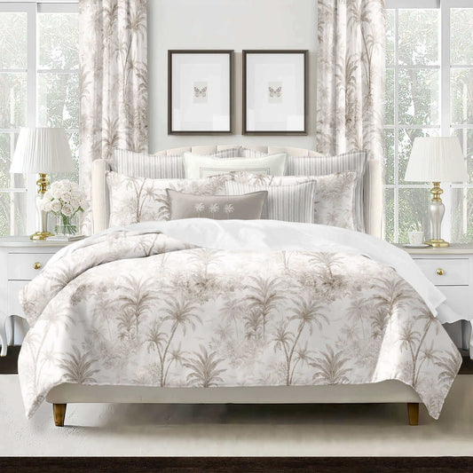 FAIT AU CANADA- Modèle PALMORA (Champignon) - Par Colcha Linens - Douillette Colcha Linens - $389.99! Literie-Déco et moi 