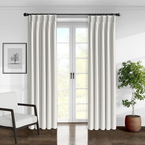 FAIT AU CANADA-Modèle RAYURES DU PACIFIQUE (Beige) -Par Colcha Linens Douillette  ,disponible chez Literie-Déco et moi 