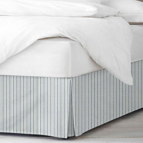 FAIT AU CANADA - Modèle RAYURES DU PACIFIQUE ( Bleu ) - Par Colcha Linens - Literie - Déco et moi