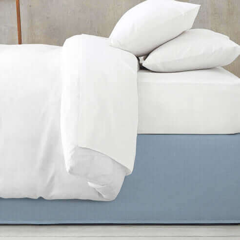 FAIT AU CANADA- Modèle SHAY BLEU UNI - Par Colcha Linens - Douillette, Couvre-lit, Housse de couette Colcha Linens - Literie-Déco et moi 
