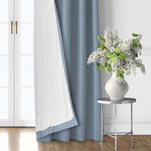 FAIT AU CANADA- Modèle SHAY BLEU UNI - Par Colcha Linens - Douillette, Couvre-lit, Housse de couette Colcha Linens - Literie-Déco et moi 