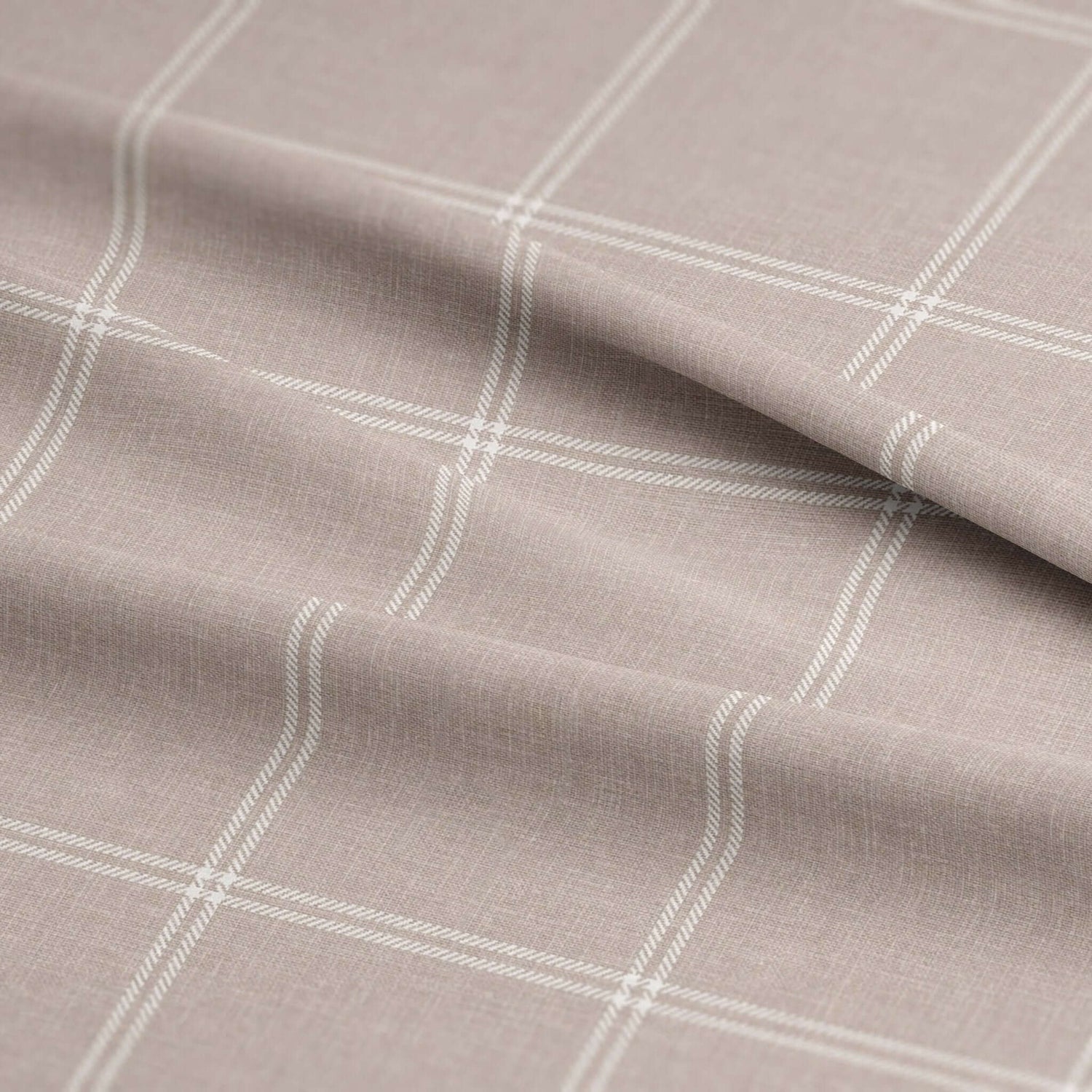 FAIT AU CANADA- Modèle  SHAY BROAD (  A carreaux Naturel ) - Par Colcha Linens - Douillette, Couvre-lit, Housse de couette Colcha Linens - Literie-Déco et moi 