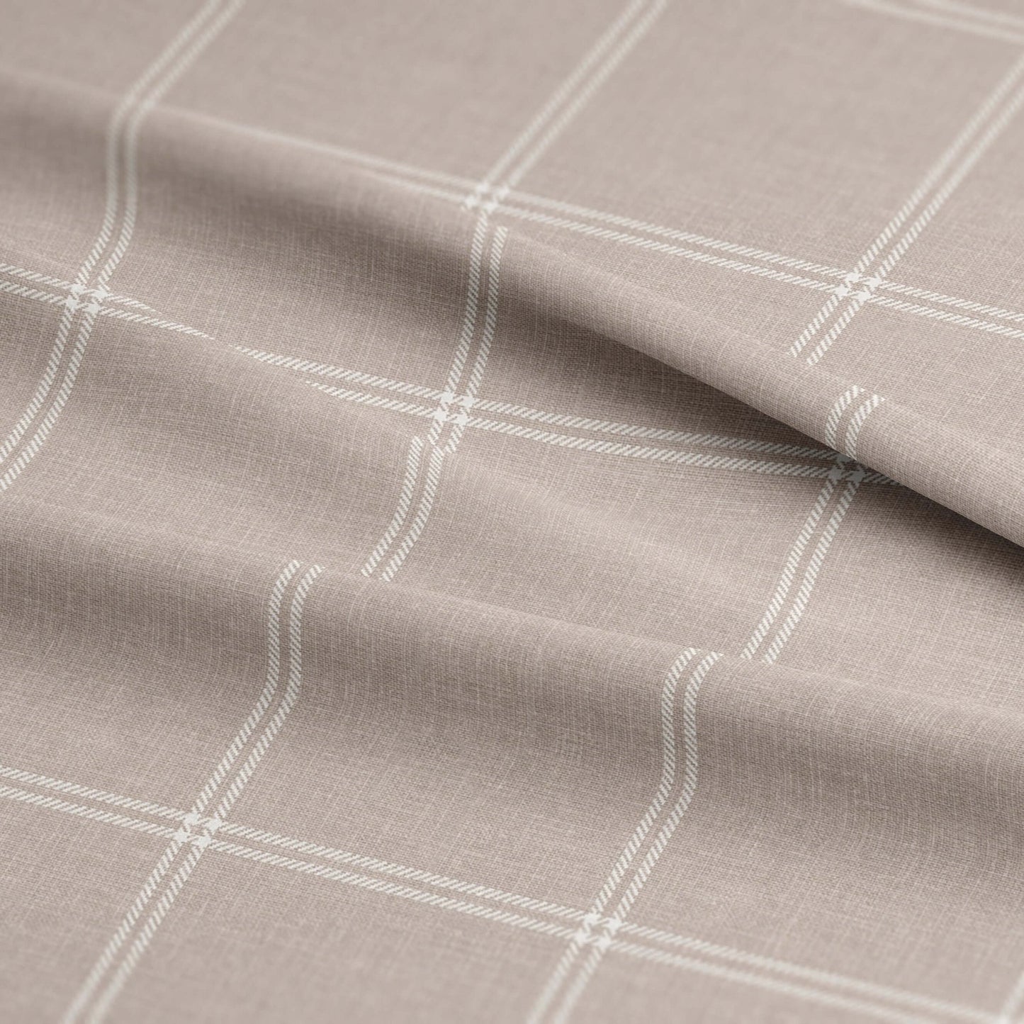 FAIT AU CANADA- Modèle  SHAY BROAD (  A carreaux Naturel ) - Par Colcha Linens Douillette, Couvre-lit, Housse de couette  ,disponible chez Literie-Déco et moi 