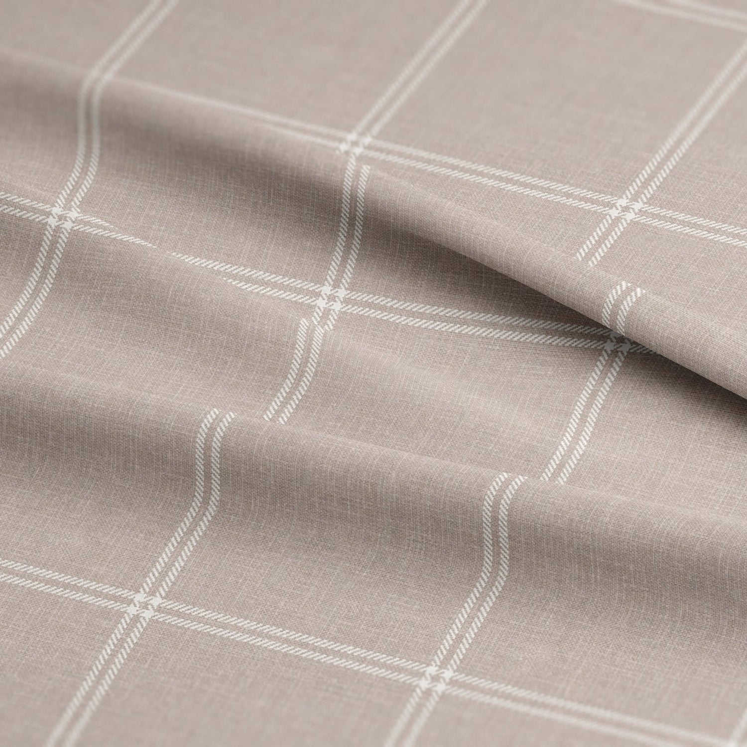 FAIT AU CANADA- Modèle  SHAY BROAD (  A carreaux Naturel ) - Par Colcha Linens Douillette, Couvre-lit, Housse de couette  ,disponible chez Literie-Déco et moi 