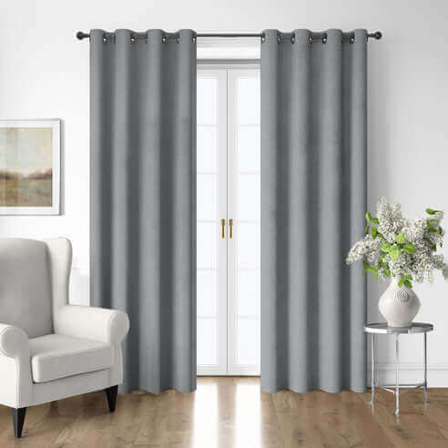 FAIT AU CANADA - Modèle SHAY GRIS UNI - Par Colcha Linens - Literie - Déco et moi