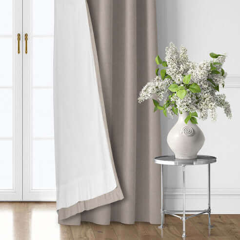 FAIT AU CANADA- Modèle SHAY NATUREL UNI - Par Colcha Linens - Douillette, Couvre-lit, Housse de couette Colcha Linens - Literie-Déco et moi 