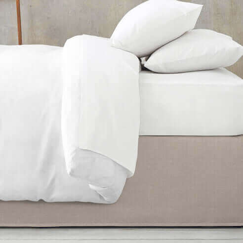 FAIT AU CANADA- Modèle SHAY NATUREL UNI - Par Colcha Linens - Douillette, Couvre-lit, Housse de couette Colcha Linens - Literie-Déco et moi 