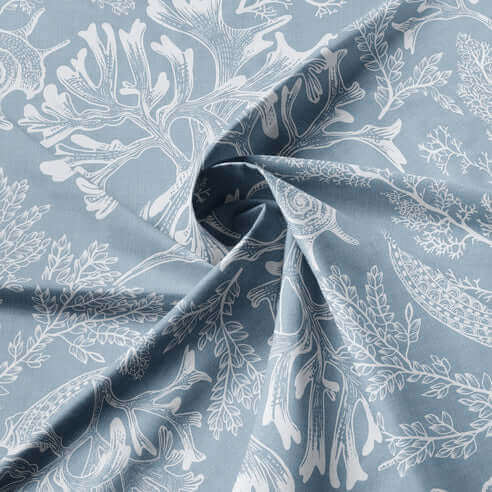 FAIT AU CANADA- Modèle SHELLABRATE ( Bleu ) - Par Colcha Linens - Douillette, Couvre-lit, Housse de couette Colcha Linens - Literie-Déco et moi 