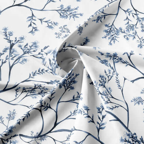 FAIT AU CANADA- Modèle  TINSLEY ( Bleu )- Par Colcha Linens Douillette, Couvre-lit, Housse de couette  ,disponible chez Literie-Déco et moi 
