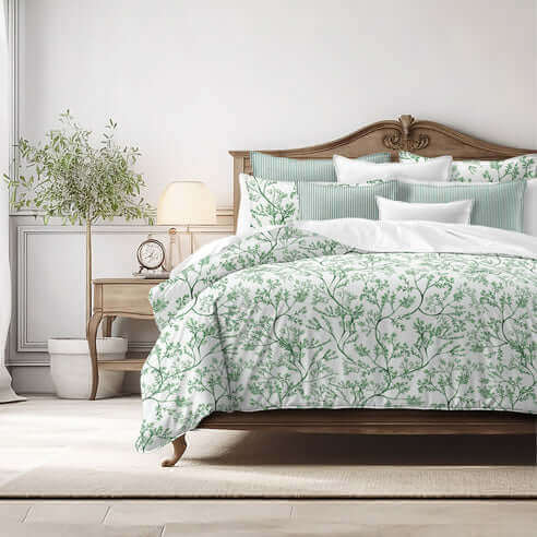 FAIT AU CANADA-Modèle TINSLEY IVY-Par Colcha Linens - Douillette, Couvre-lit, Housse de couette Colcha Linens - Literie-Déco et moi 