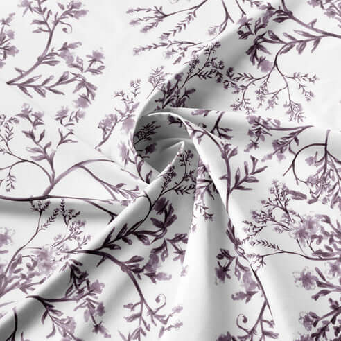 FAIT AU CANADA- Modèle  TINSLEY ( Prune ) - Par Colcha Linens Douillette, Couvre-lit, Housse de couette  ,disponible chez Literie-Déco et moi 