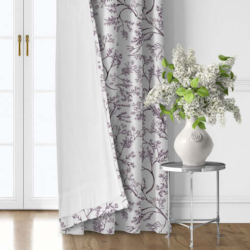 FAIT AU CANADA- Modèle  TINSLEY ( Prune ) - Par Colcha Linens Douillette, Couvre-lit, Housse de couette  ,disponible chez Literie-Déco et moi 