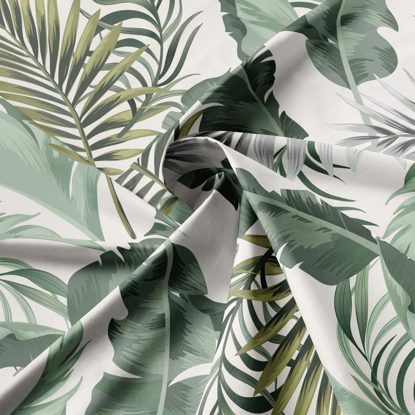 FAIT AU CANADA- Modèle VERT FRONDOSA- Par Colcha Linens Douillette, Couvre-lit, Housse de couette  ,disponible chez Literie-Déco et moi 