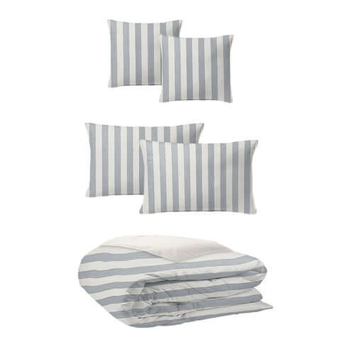 FAIT AU CANADA- Modèle WAVE RUNNER ( Gris ) - 5 PIECES-  Par Colcha Linens Douillette, Couvre-lit, Housse de couette  ,disponible chez Literie-Déco et moi 