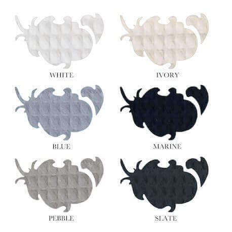 ( Fait au Canada )RABAIS - SEULEMENT 1 EN INVENTAIRE - Jeté GAUFRÉ BLANC ( 50''x 70'') - Literie - Déco et moi