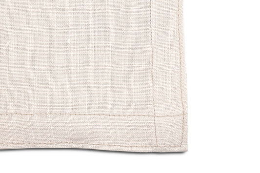 ( Fait au Canada ) Serviette de table en lin naturel ARENA ( 15'' x 15'') - Literie - Déco et moi