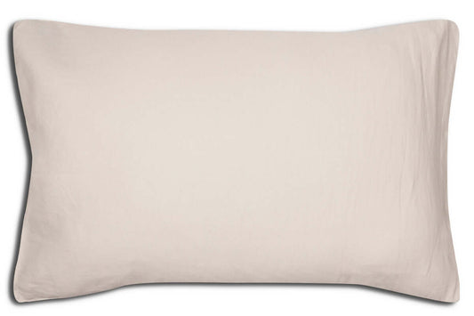 ( Fait au Canada ) Taies d'oreiller en lin naturel ARENA ( Standard/Queen) 20'' x 32'' - Literie - Déco et moi