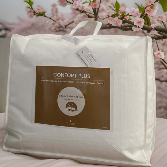(Fait au Canada)Couette CONFORT PLUS ( 4 saisons ) - Collection Literie - Déco et Moi - Literie - Déco et moi