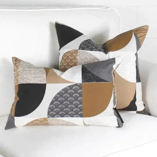 ( Fait au Québec ) - Coussin ADAGIO BEIGE ( 2 formats disponibles) - Literie - Déco et moi