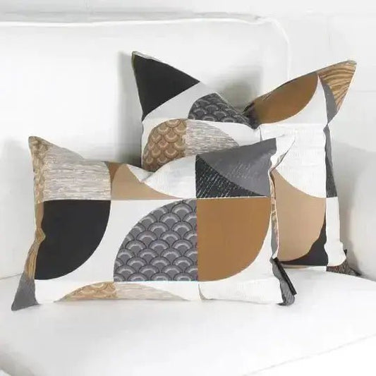 ( Fait au Québec )- Coussin ADAGIO BEIGE ( 2 formats disponibles) - Coussins Accent mode - Literie-Déco et moi 