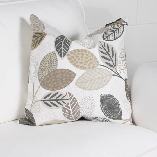 ( Fait au Québec ) - Coussin Bergame ( Beige) - Coussins Accent mode - Literie-Déco et moi 