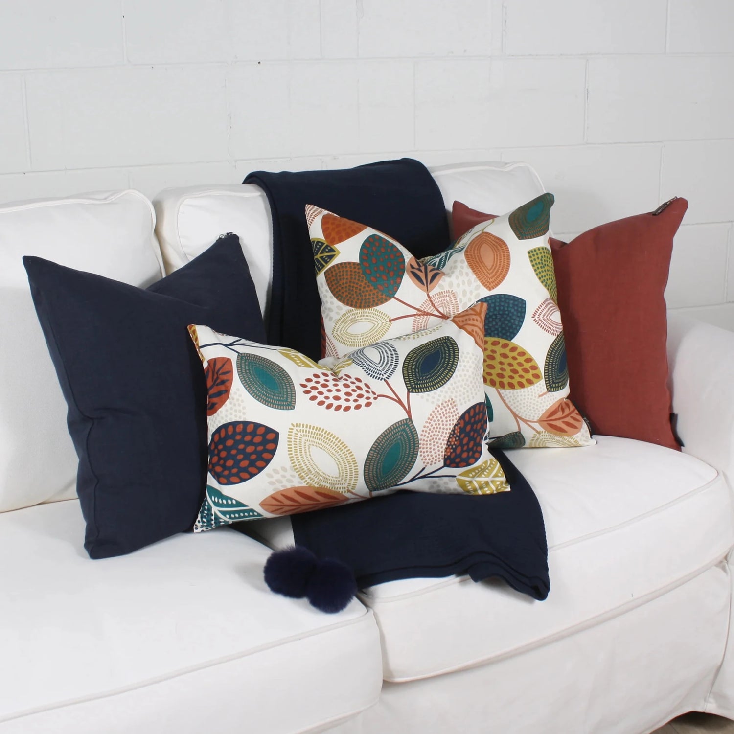 ( Fait au Québec ) - Coussin Bergame ( Coloré) - Coussins Accent mode - $54.99! Literie-Déco et moi 