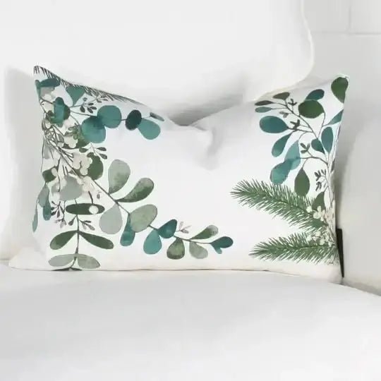 ( Fait au Québec ) - Coussin EUCALYPTUS ( Vert ) - Coussins Accent mode - Literie-Déco et moi 