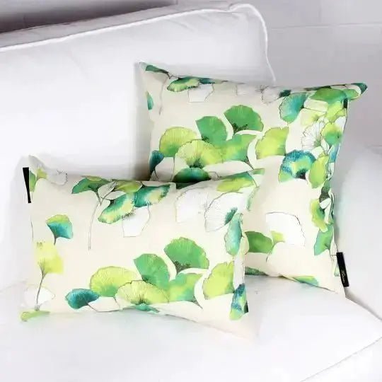 ( Fait au Québec ) Coussin GINGKO ( 2 formats disponibles) - Coussins Accent mode - Literie-Déco et moi 