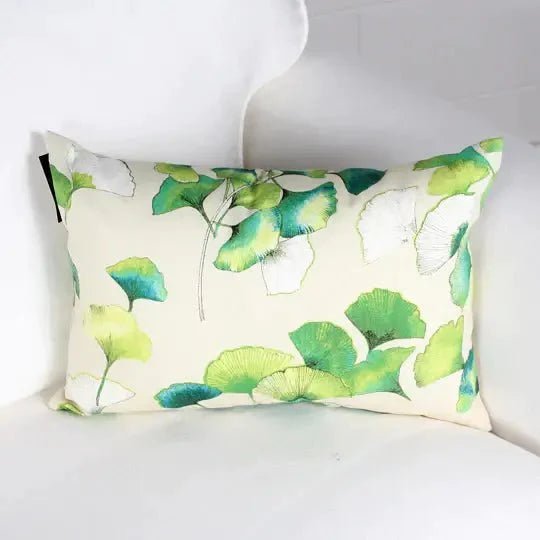 ( Fait au Québec ) Coussin GINGKO ( 2 formats disponibles) - Literie - Déco et moi