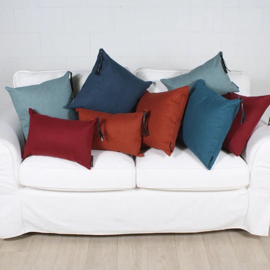 ( Fait au Québec ) - Coussin Heidi  ( 11 teintes disponibles ) - Coussins Accent mode - $44.99! Literie-Déco et moi 