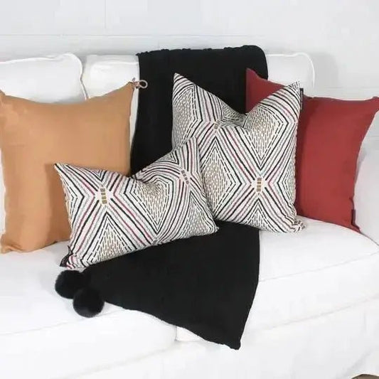 ( Fait au Québec )- Coussin MAEVA( 2 formats disponibles) - Coussins Accent mode - Literie-Déco et moi 