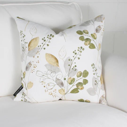 ( Fait au Québec ) - Coussin NATURE ( Vert )   ( 2 formats disponibles) - Coussins Accent mode - Literie-Déco et moi 