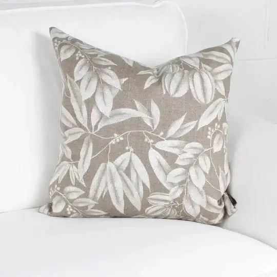 ( Fait au Québec ) - Coussin PHILBOIS ( Beige ) - Literie - Déco et moi